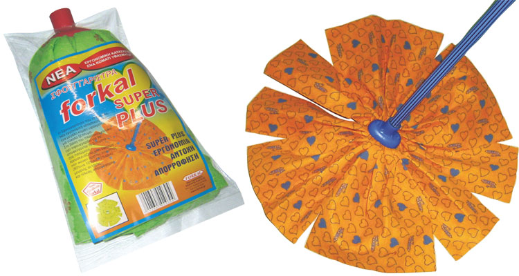 Mops - MOP  NON WOVEN  YELLOW  SUPER PLUS (FLOWER) 