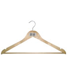 WOODEN  HANGER  VARNISHED   - Import items - Wooden hangers