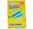 STATUS CLEAN HAND-DUSTERS PACKET  HANDLE & 5 CLOTHES - Dusters