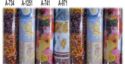 Table clothes - PRINTED TABLECLOTH  ROLL  WITH  FLANNEL  BACKING  A'
